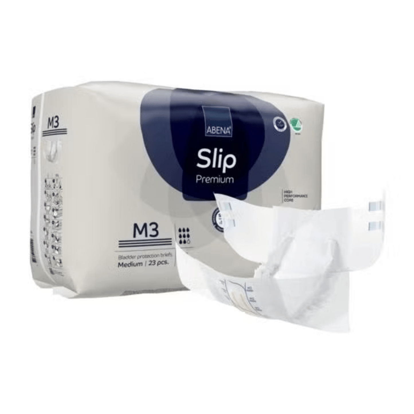 Abena Incontinence Briefs ABENA Slip Premium Briefs M3 Blue 3100ml 70-110cm