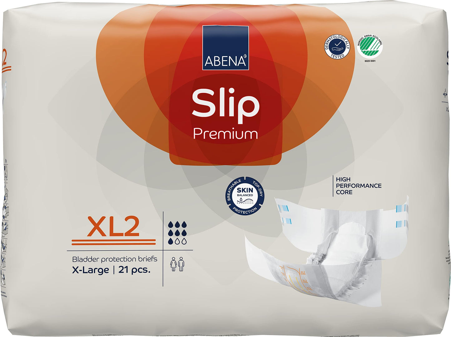 Abena Incontinence Products ABENA Slip Premium Briefs XL2 Or 3400ml 110-170cm