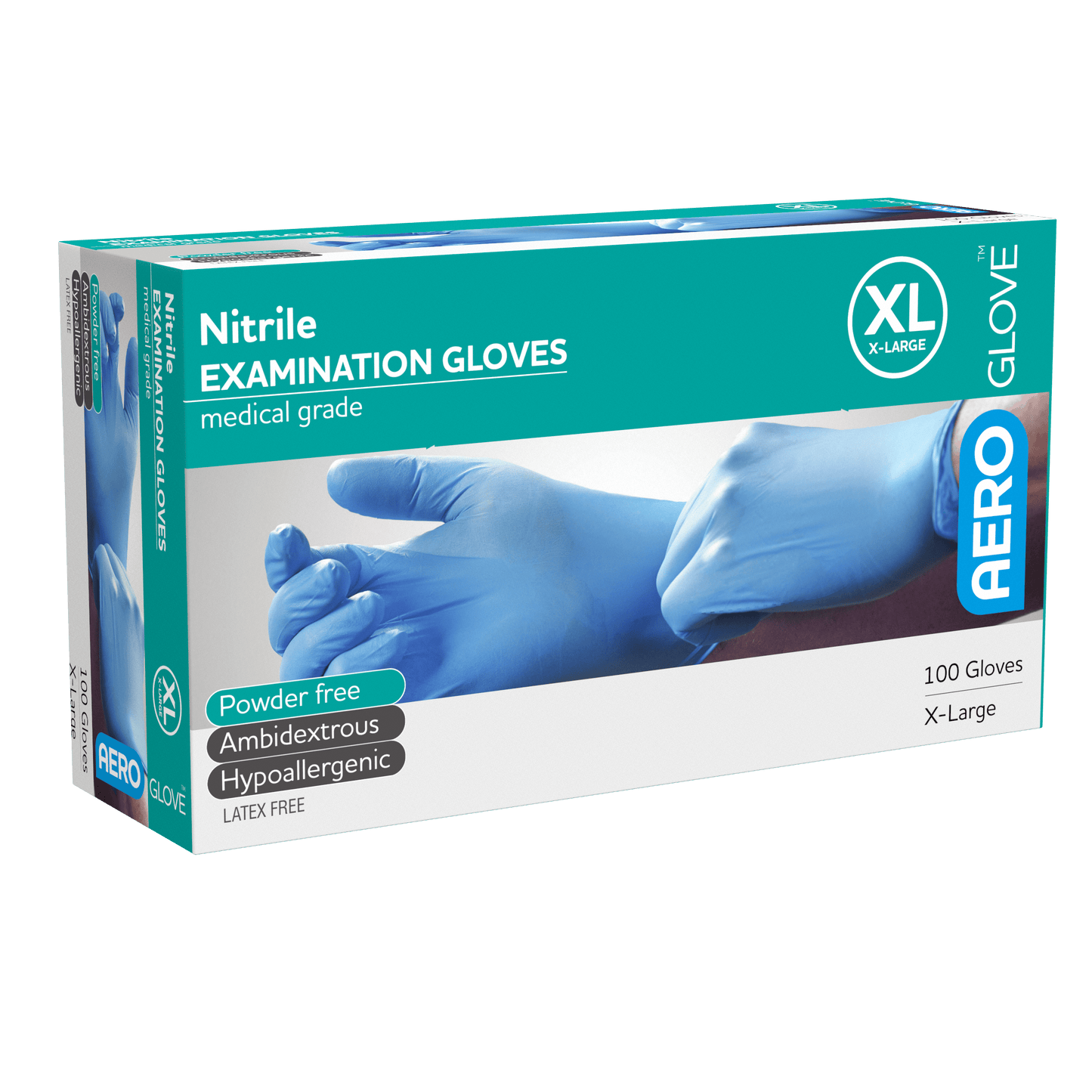 AEROGLOVE X-Large Nitrile Powder-Free Gloves