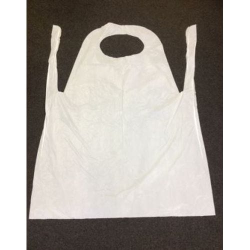 Allcare Safety & PPE Carton of 500 Allcare Apron Disposable White 26um