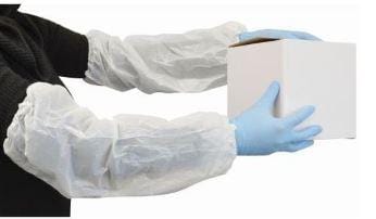 Allcare PPE & Safety White Allcare Sleeve Protect or Disposable White 18inch