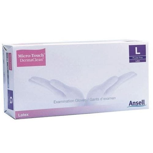 Ansell Medical GLOVE LATEX DERMACLEAN PF