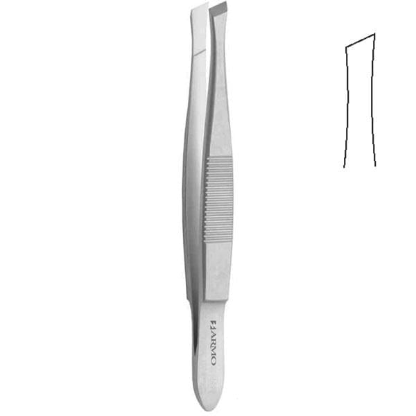 Armo Slant Edge Cilia Forceps