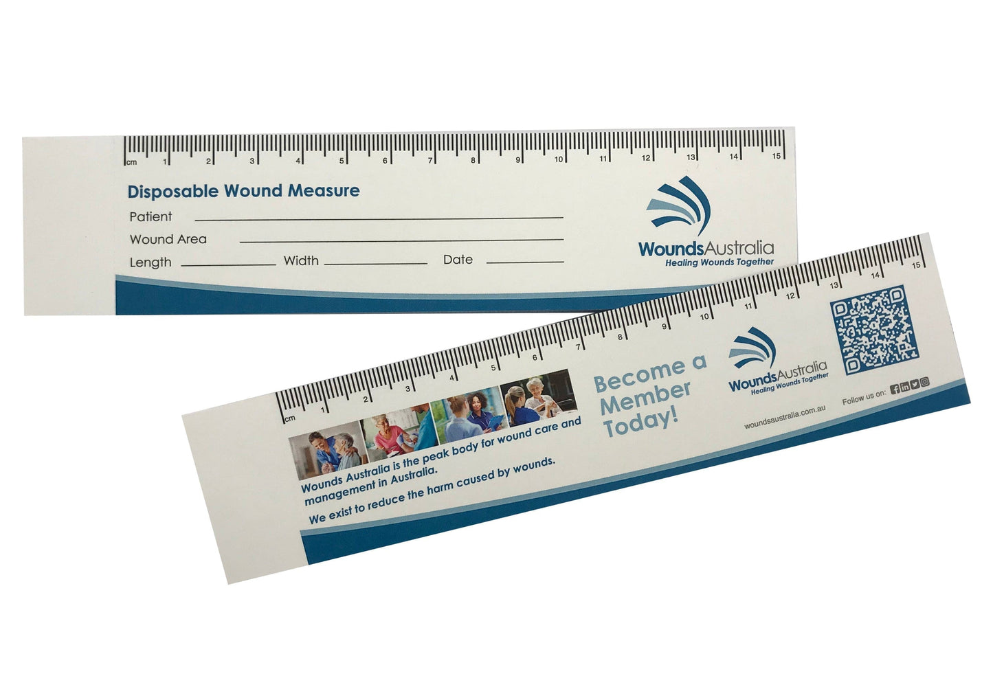 ATMN Healthcare Green / Pack of 25 ATMN Wound Ruler 180mm