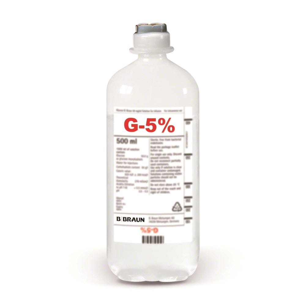BBraun Intravenous Solutions BBraun Glucose 5% IV Solution 250ml