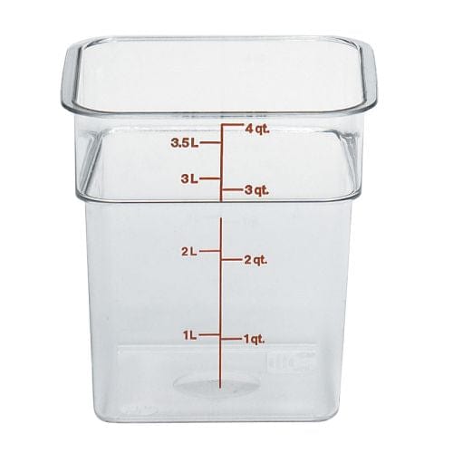 Cambro Kitchen Equipment 3.5L Cambro Square Clear Food Storage Container