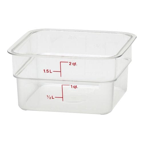 Cambro Kitchen Equipment 1.9L Cambro Square Clear Food Storage Container