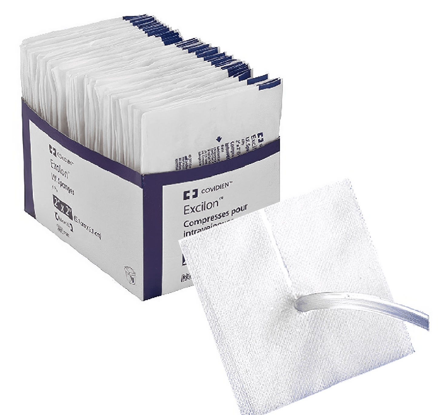 Cardinal Health Drain Sponge 2" x 2" / 6 Ply - IV Sponge Cardinal Excilon Drain Sponge