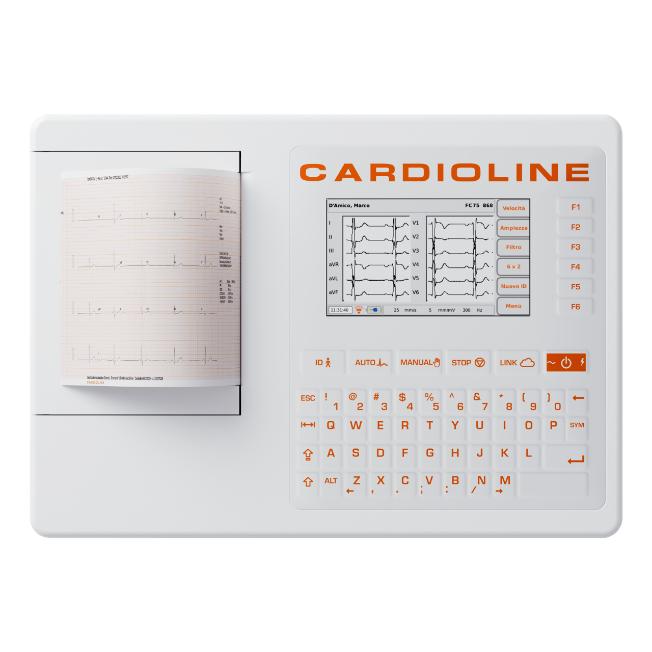 Cardioline Electrocardiographs Cardioline ECG 100S Electrocardiograph With Glasgow Interpretation