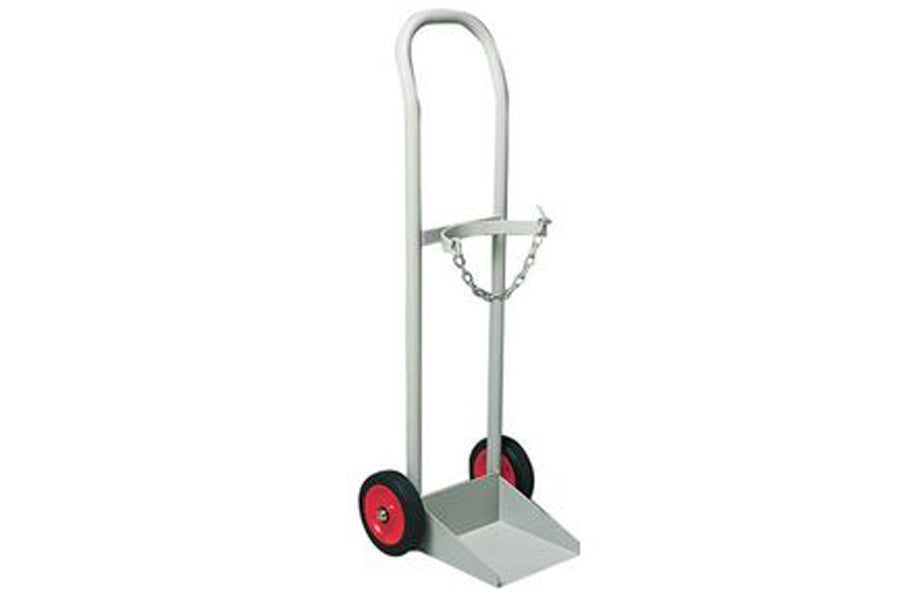 E-Size Oxygen Cylinder Trolley - Powdercoated