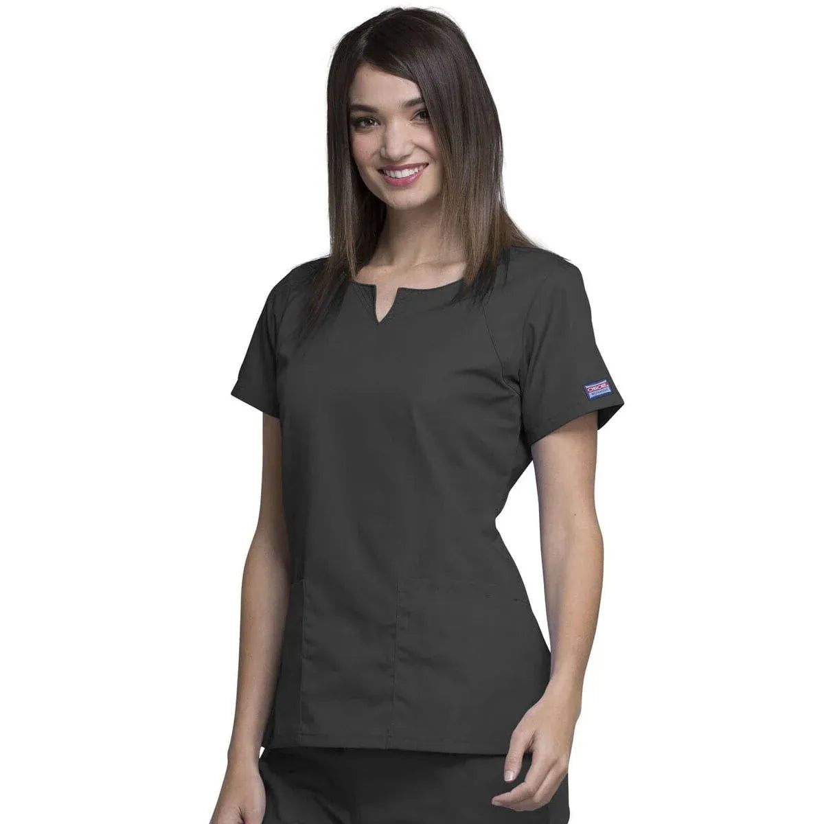 Cherokee Cherokee 4824 Pewter 3XL WW Round Neck Top