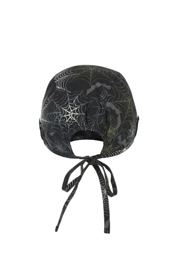 Cherokee CK513 Unisex Print Scrub Hat Unisex Hat Night Webs