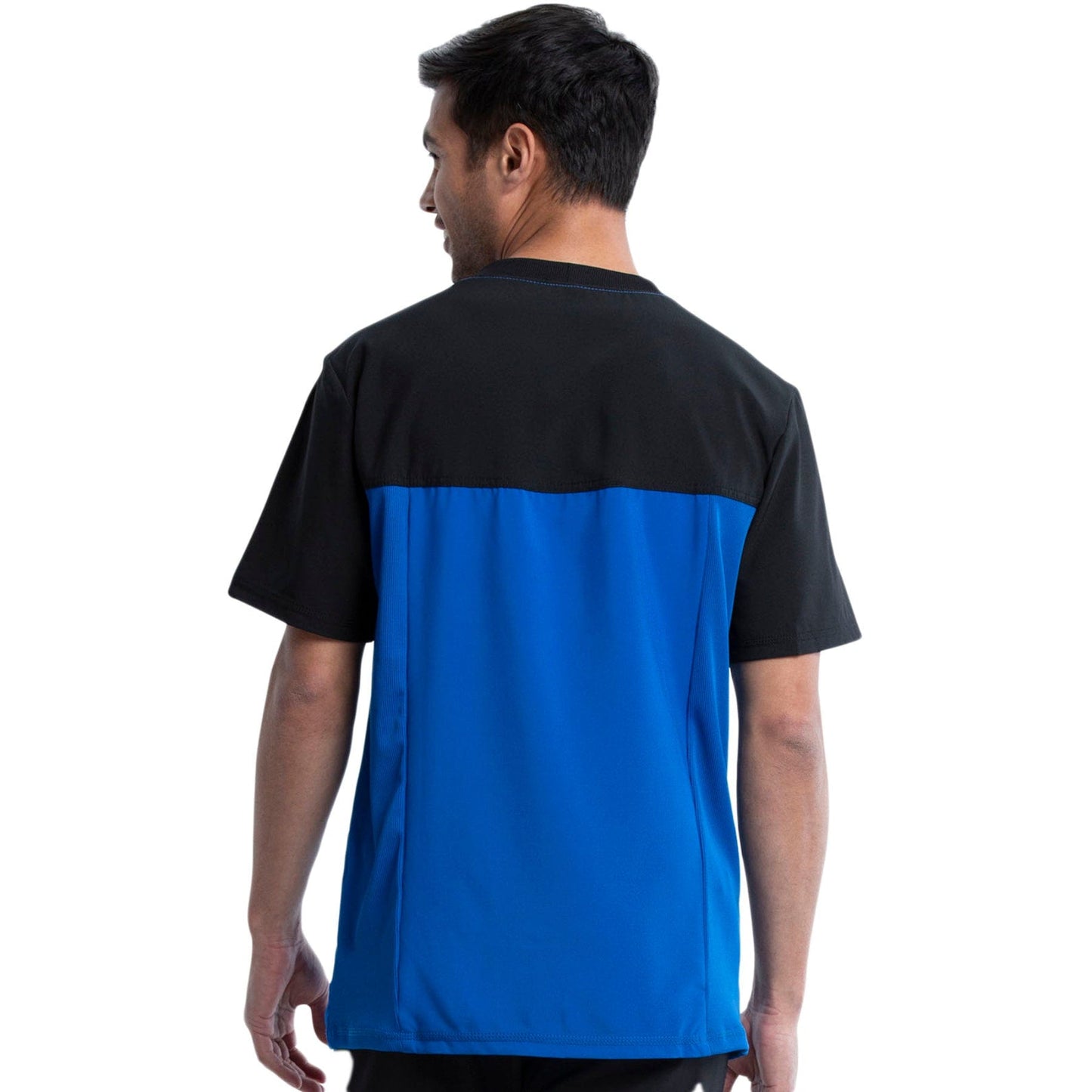 Cherokee Scrub Tops L Cherokee CK630A Royal Scrubs Top Infinity Mens