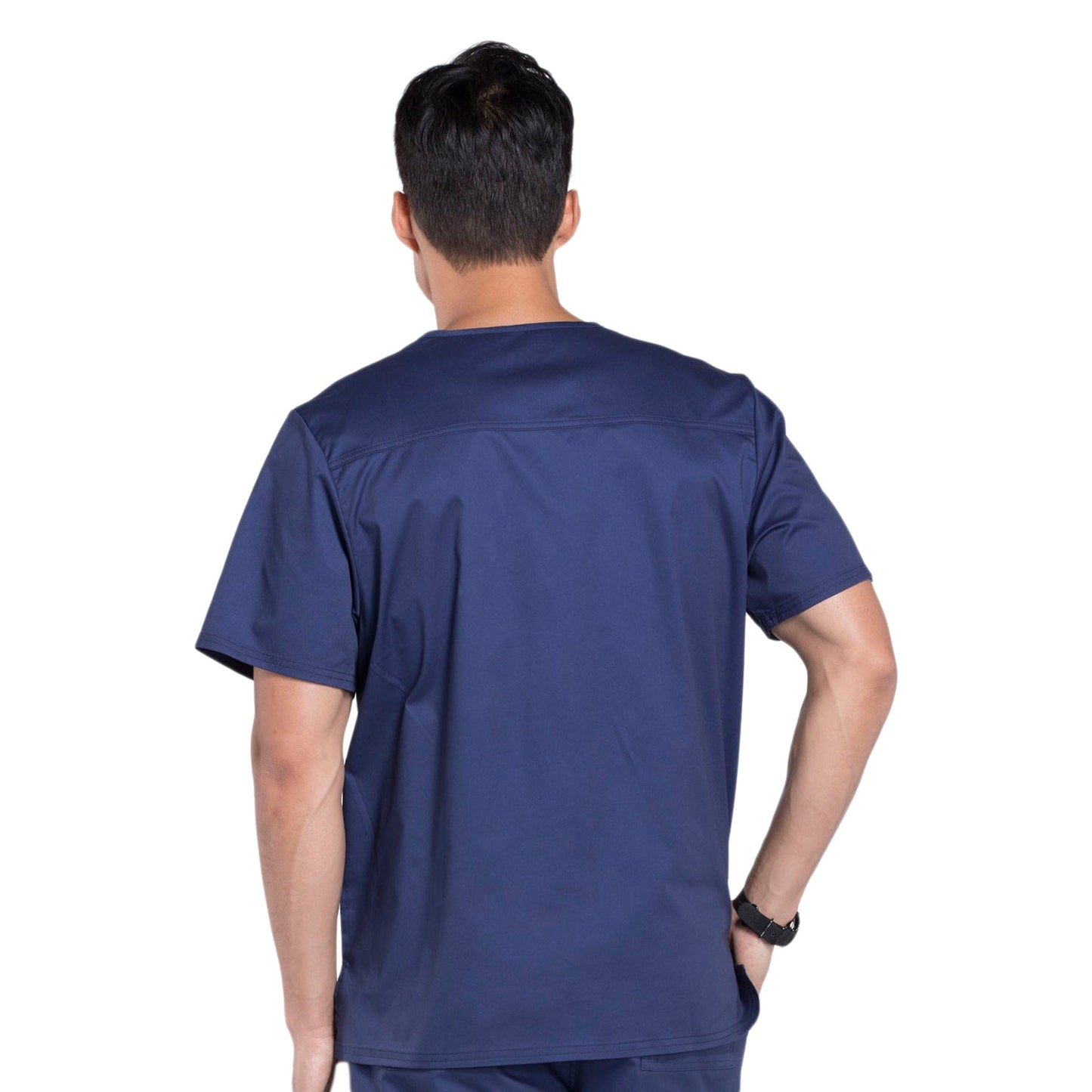 Cherokee Scrubs Top Cherokee Core Stretch 4743 Scrubs Top Mens V-Neck Navy