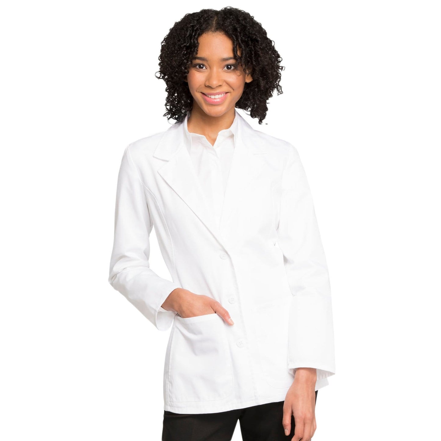 Cherokee Fashion White Lab Coat 2317 Lab Coat Women's 28" White