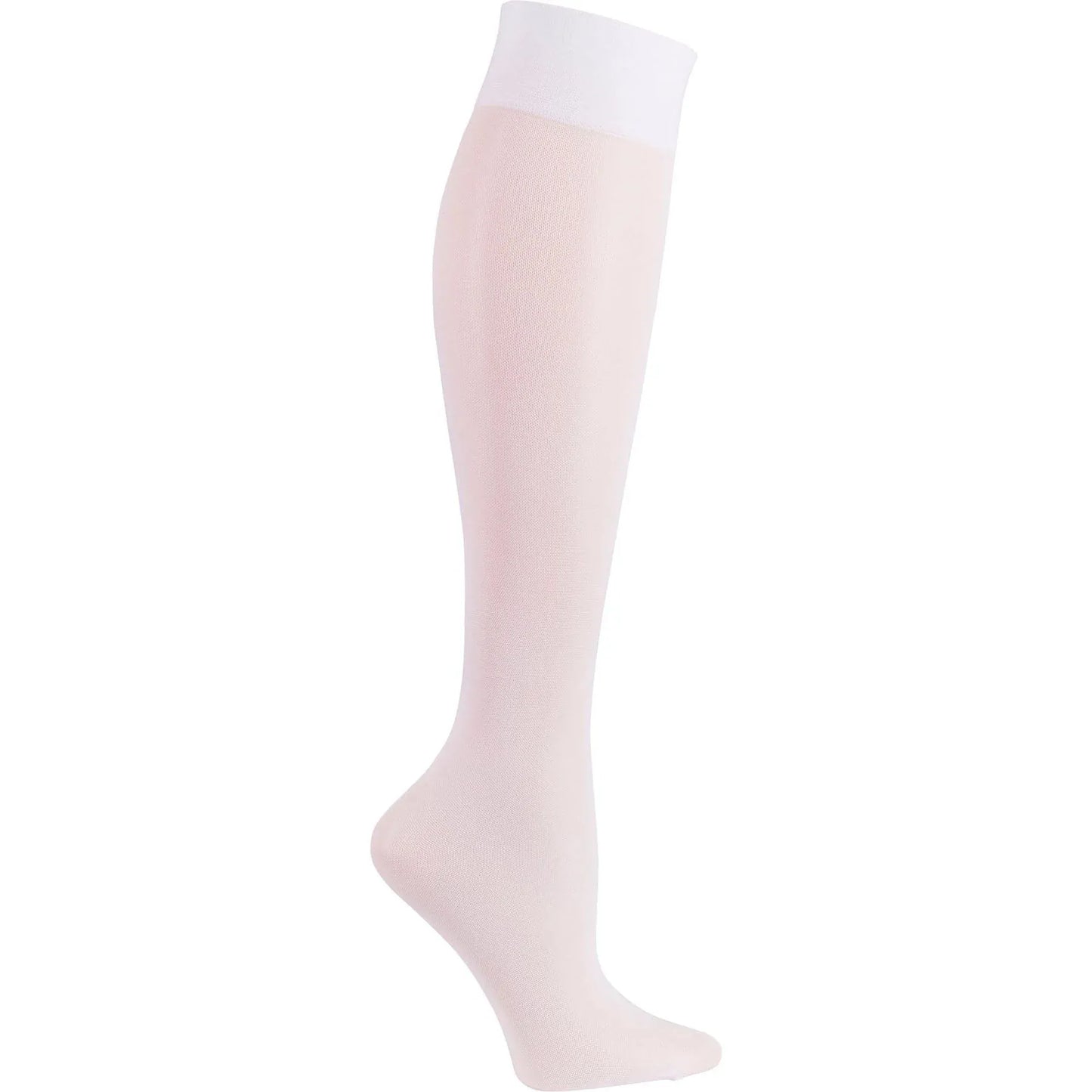 Cherokee Compression Socks REG Cherokee FASHIONSUPPORT Scrubs Socks/Hosiery Women's White