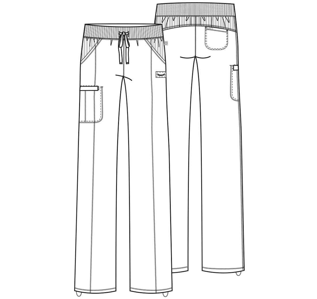 Cherokee Scrubs Pants Cherokee Infinity 1123A Scrubs Pants Women's Black