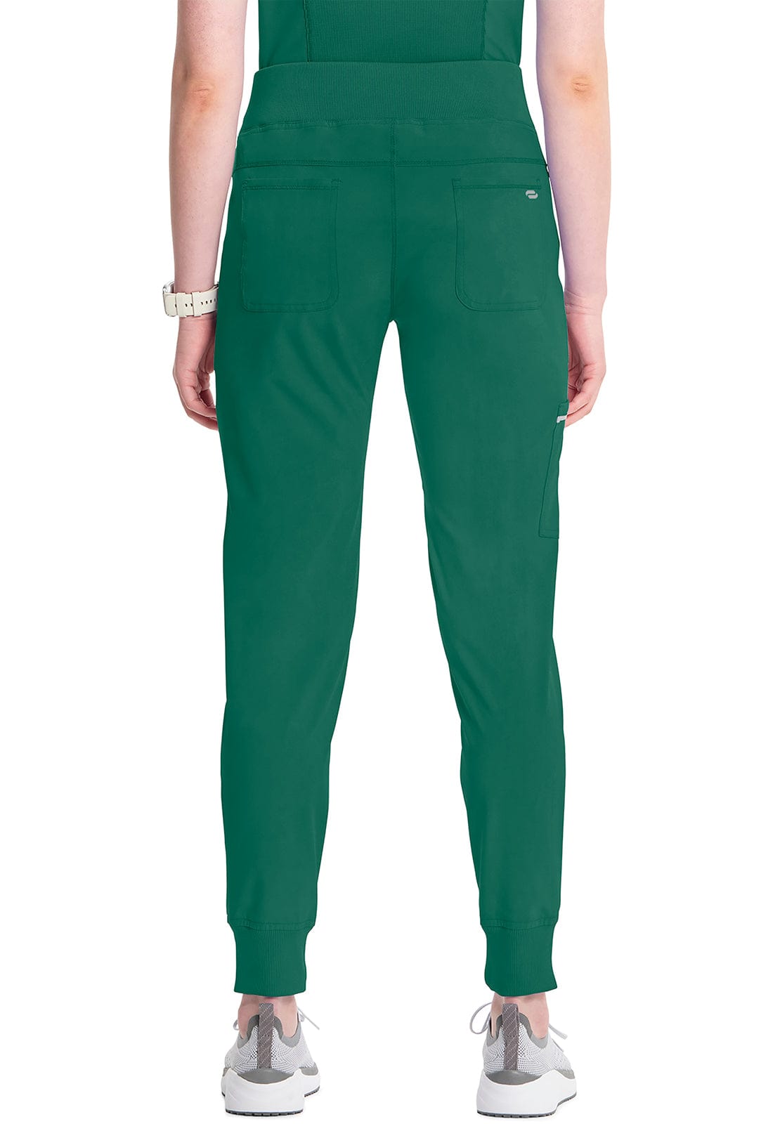 Cherokee Scrubs Pants Cherokee Infinity CK110A Scrubs Jogger Pant Women Hunter Green