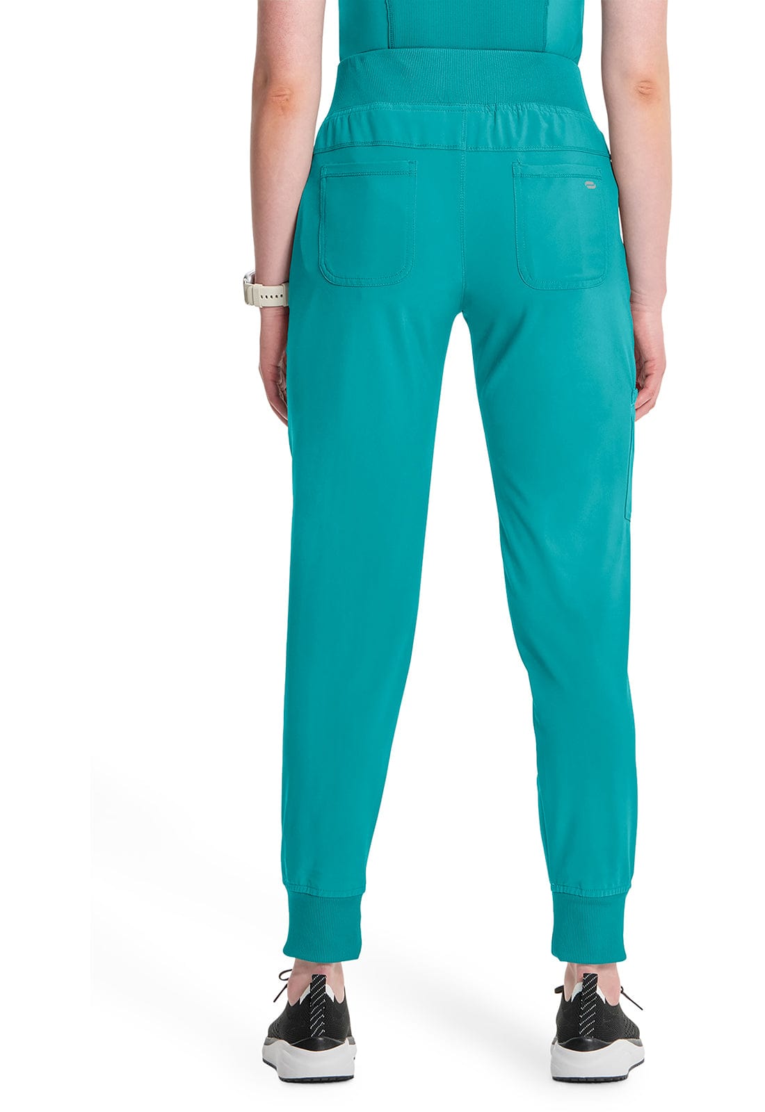 Cherokee Scrubs Pants Cherokee Infinity CK110A Scrubs Pant Jogger Women Teal Blue