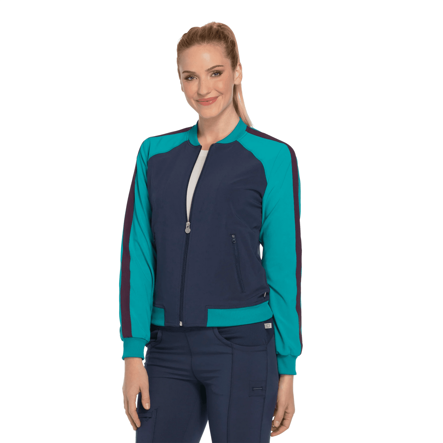 Cherokee Scrub Jacket S Cherokee Infinity CK310A Navy S Scrubs Warm Up Jacket