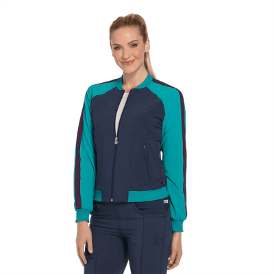 Cherokee Scrub Jacket S Cherokee Infinity CK310A Navy S Scrubs Warm Up Jacket