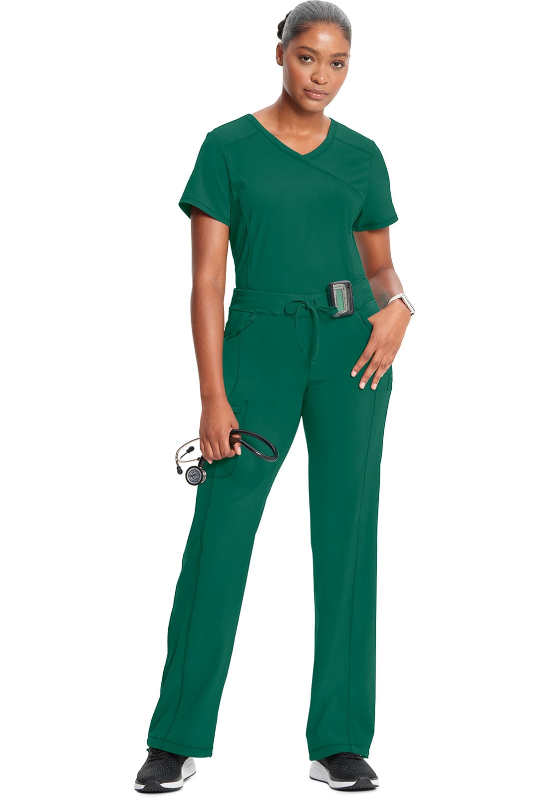 Cherokee Scrubs Pants Cherokee Infinity Drawstring Pant 1123A Hunter Green