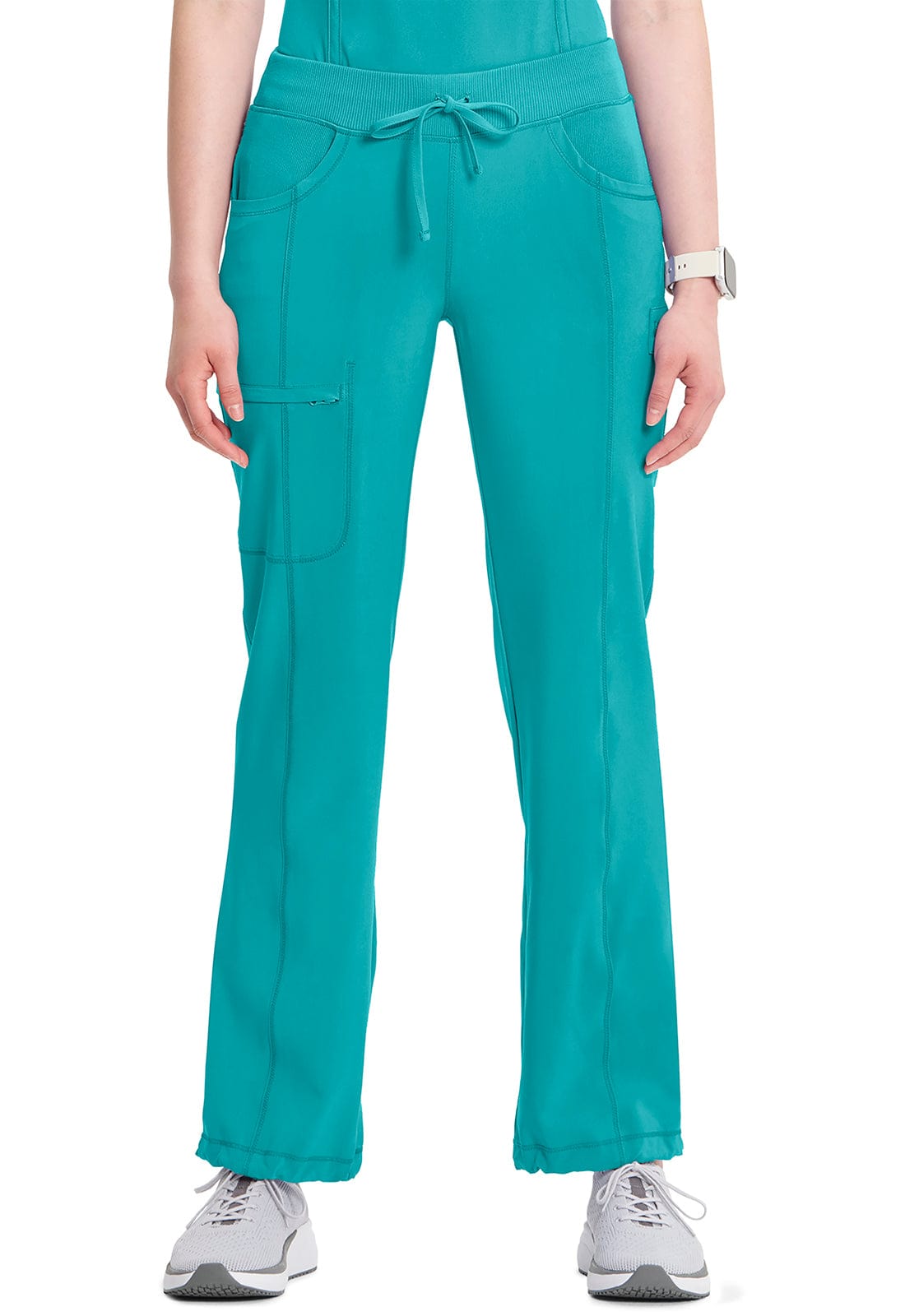 Cherokee Scrubs Pants Cherokee Infinity Drawstring Pant 1123A Teal Blue