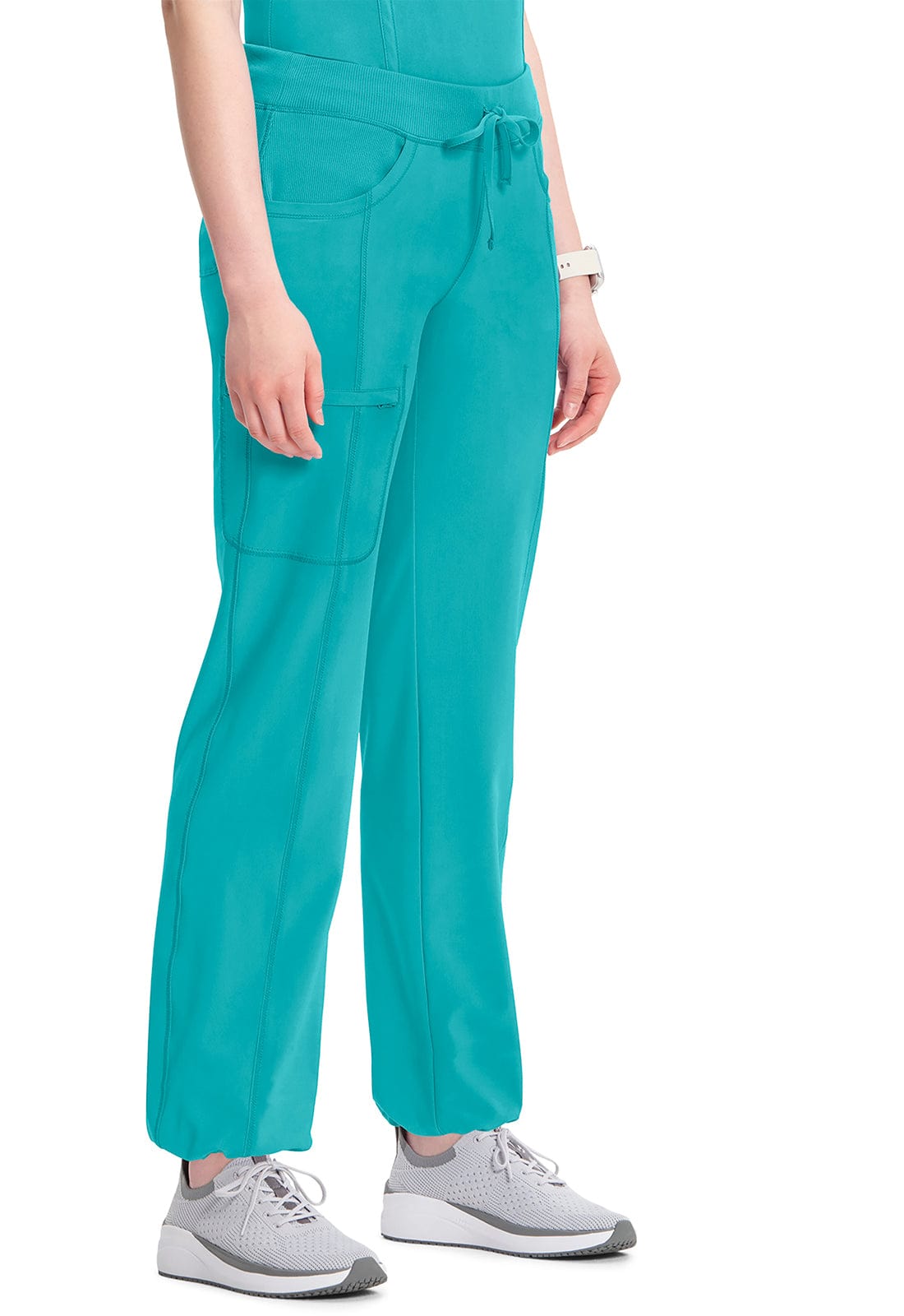 Cherokee Scrubs Pants Cherokee Infinity Drawstring Pant 1123A Teal Blue