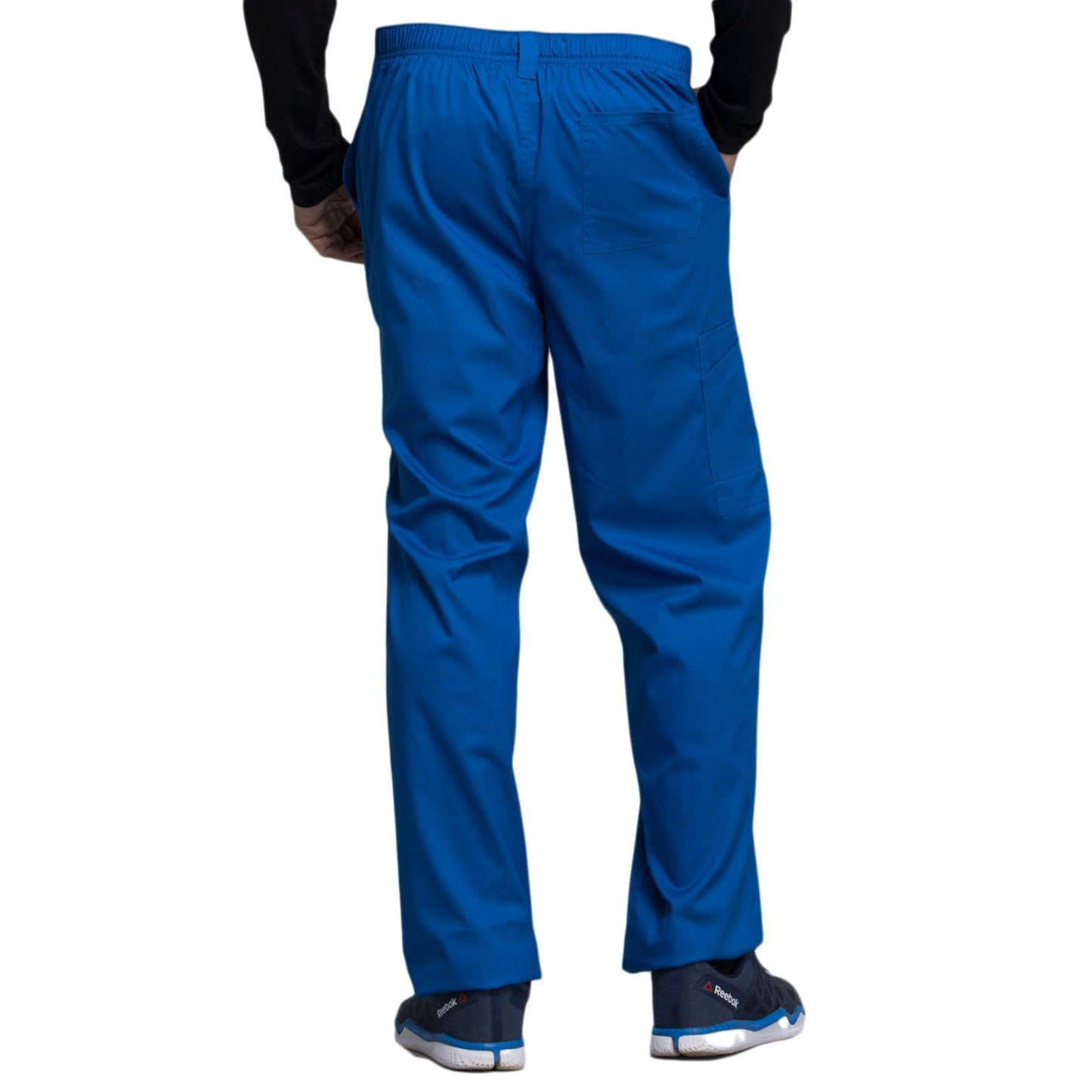 Cherokee Scrubs Pants Cherokee Luxe 1022 Scrubs Pants Mens Fly Front Drawstring Royal