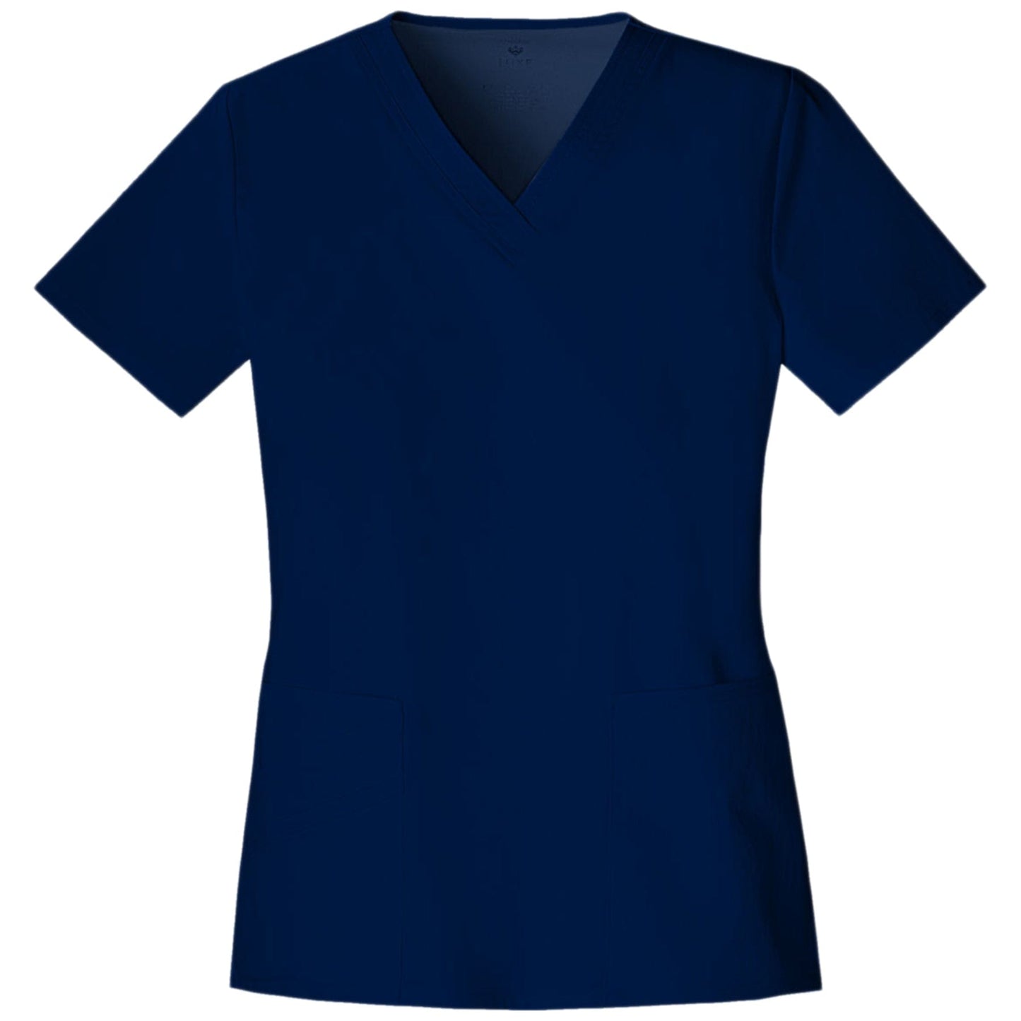 Cherokee Scrubs Top L Cherokee Luxe 1845 Scrubs Top Womens V-Neck Navy
