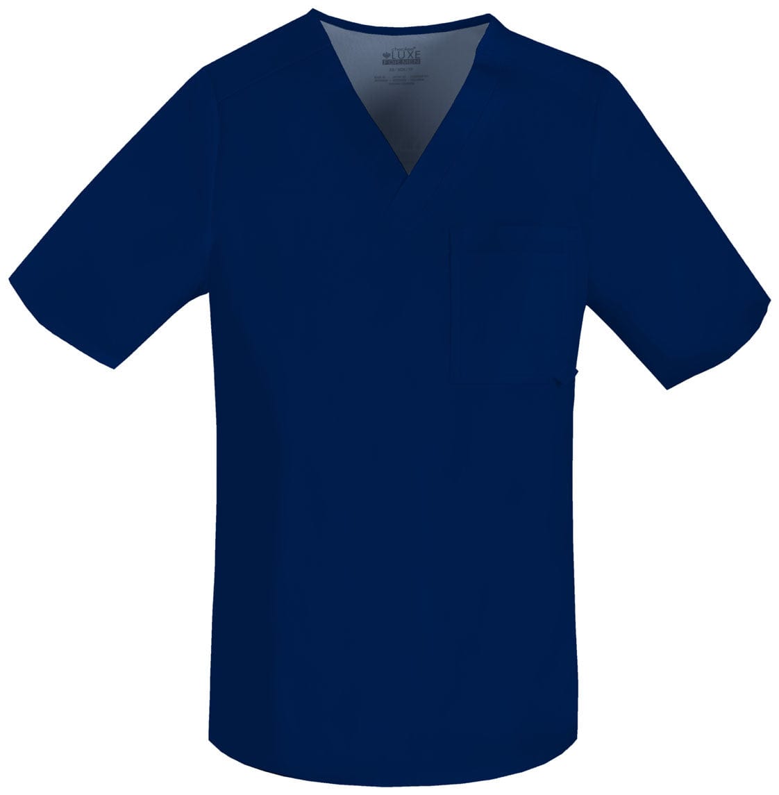 Cherokee Scrubs Top 2XL Cherokee Luxe 1929 Scrubs Top Mens V-Neck Navy