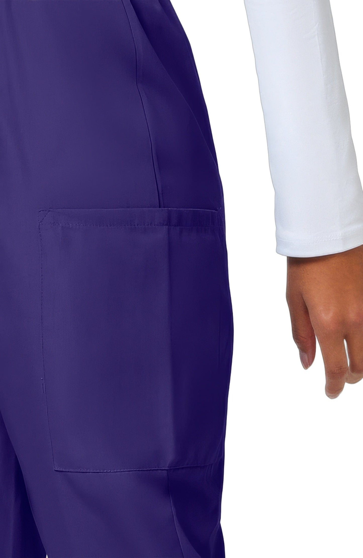 Cherokee W.Wear Scrubs NaturalRise Pants Pull On Cargo Reg. Grape XXS - GRPW