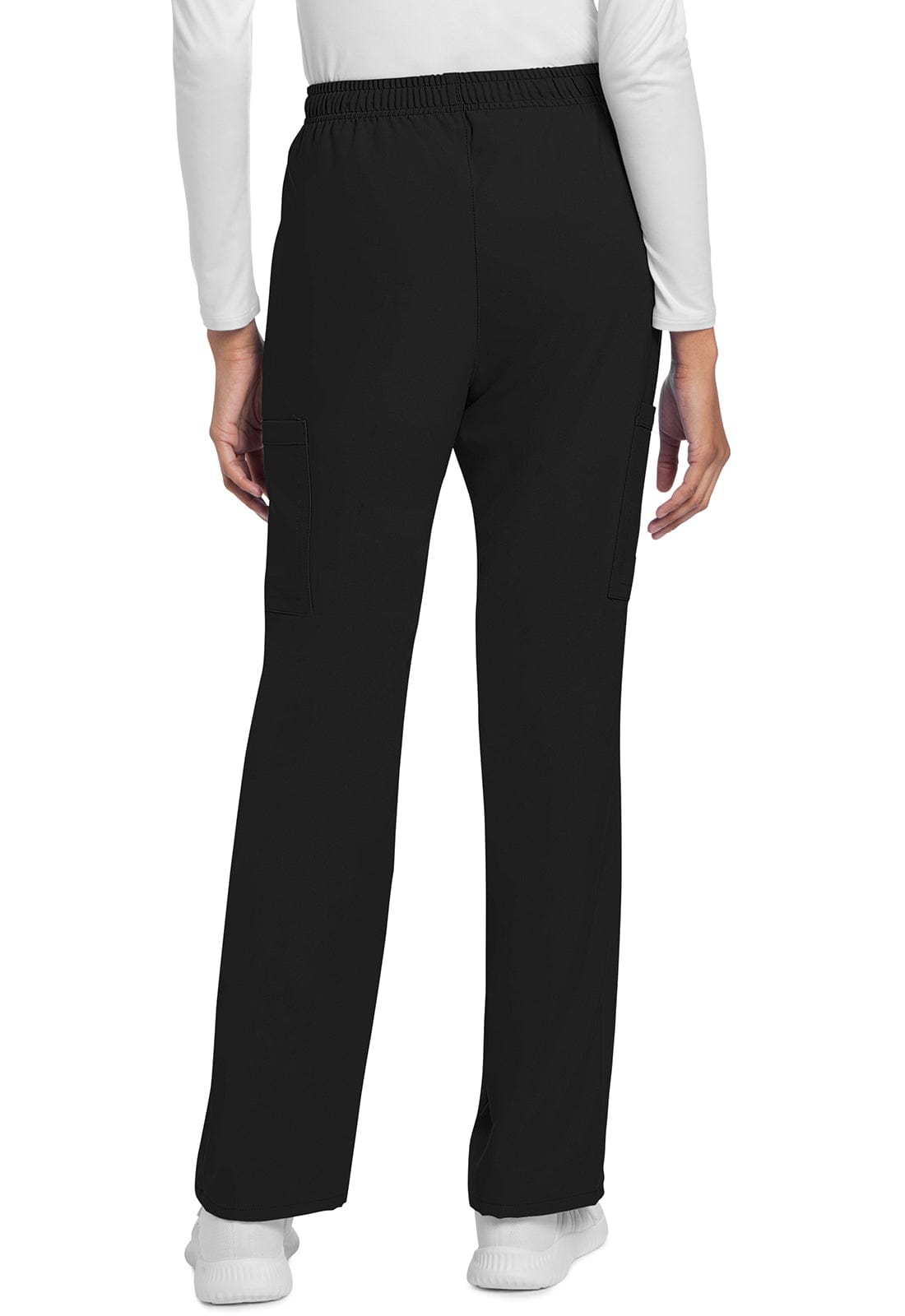 Cherokee Scrubs Pants Cherokee Originals Ultra CK272A City Straight Leg Trouser Women Pant Black
