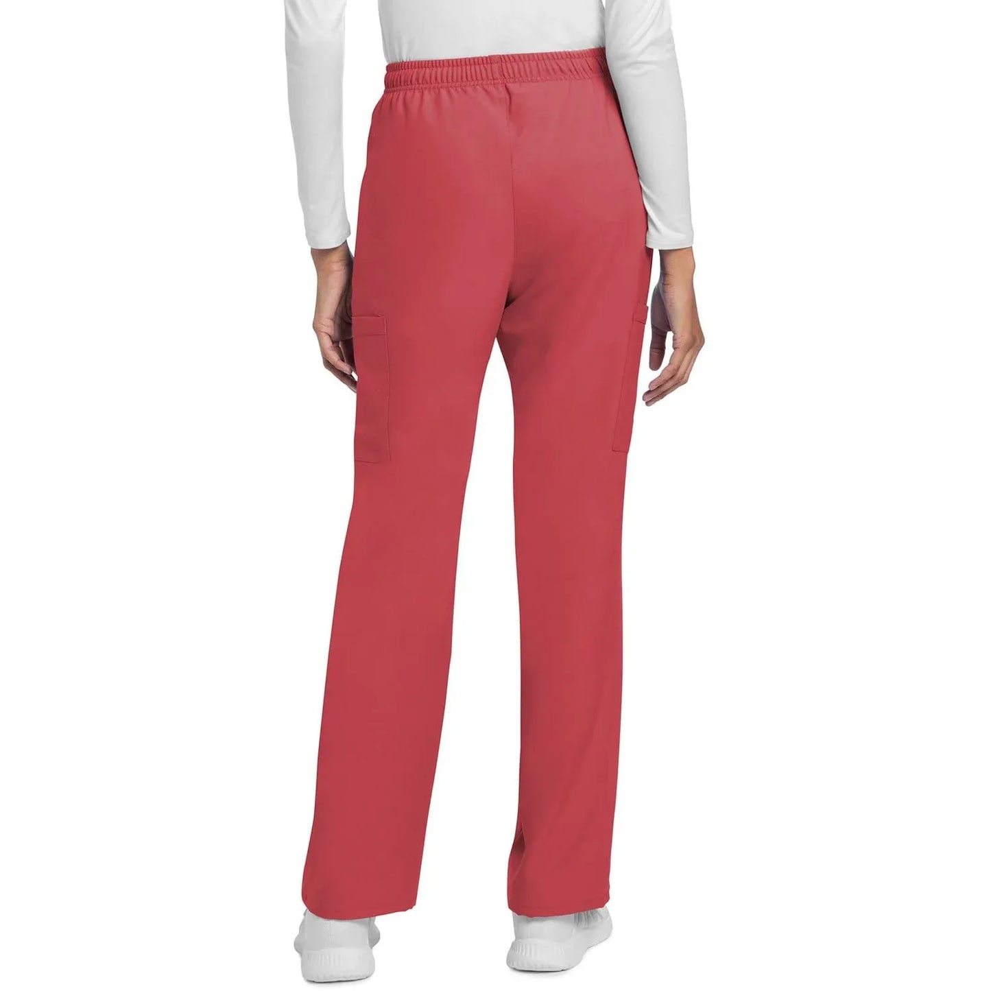 Cherokee Scrubs Pants Cherokee Originals Ultra CK272A City Straight Leg Women Scrubs Pant Spiced Coral