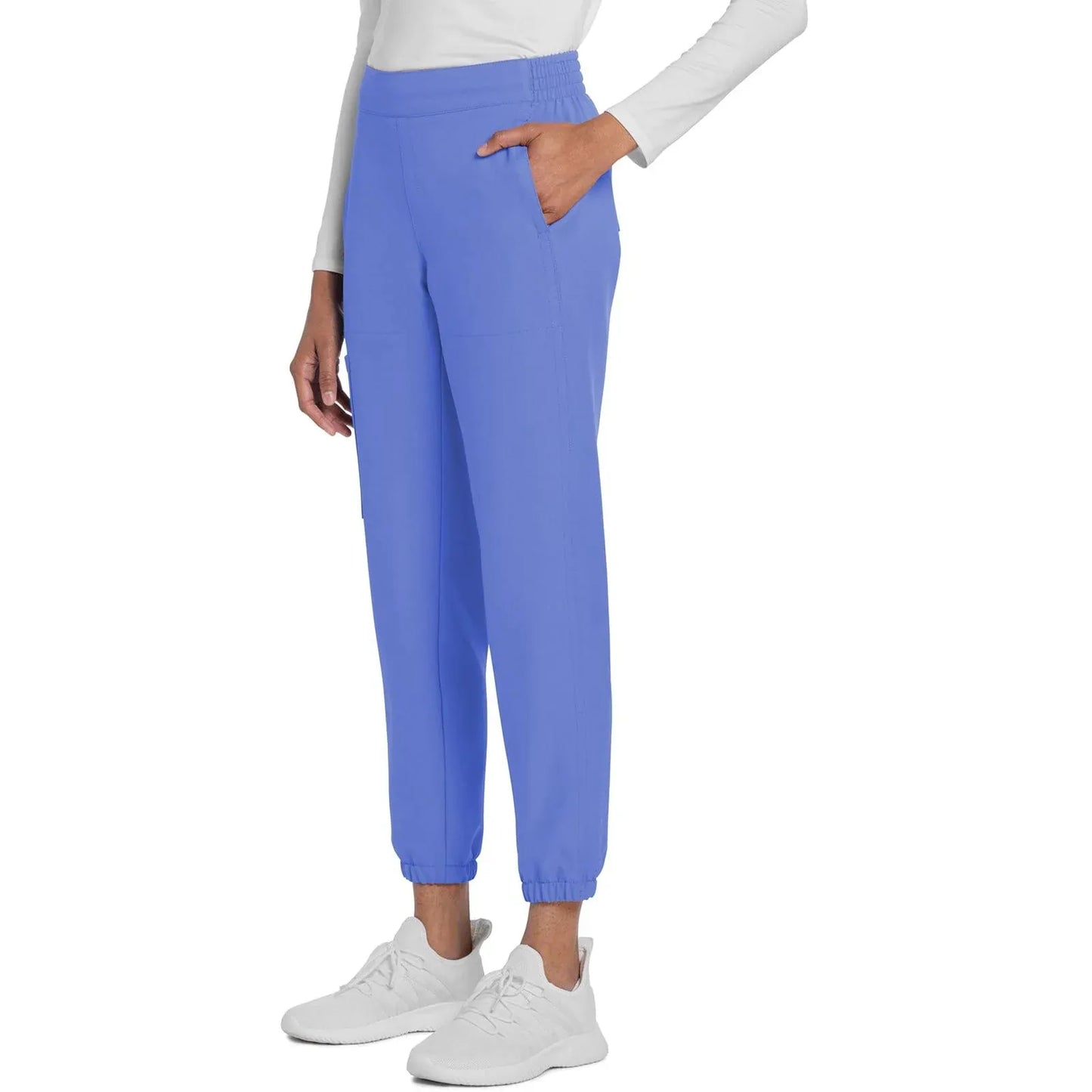 Cherokee Scrubs Pants Cherokee Originals Ultra CK273A Elevation Jogger Scrubs Pant for Women Ciel