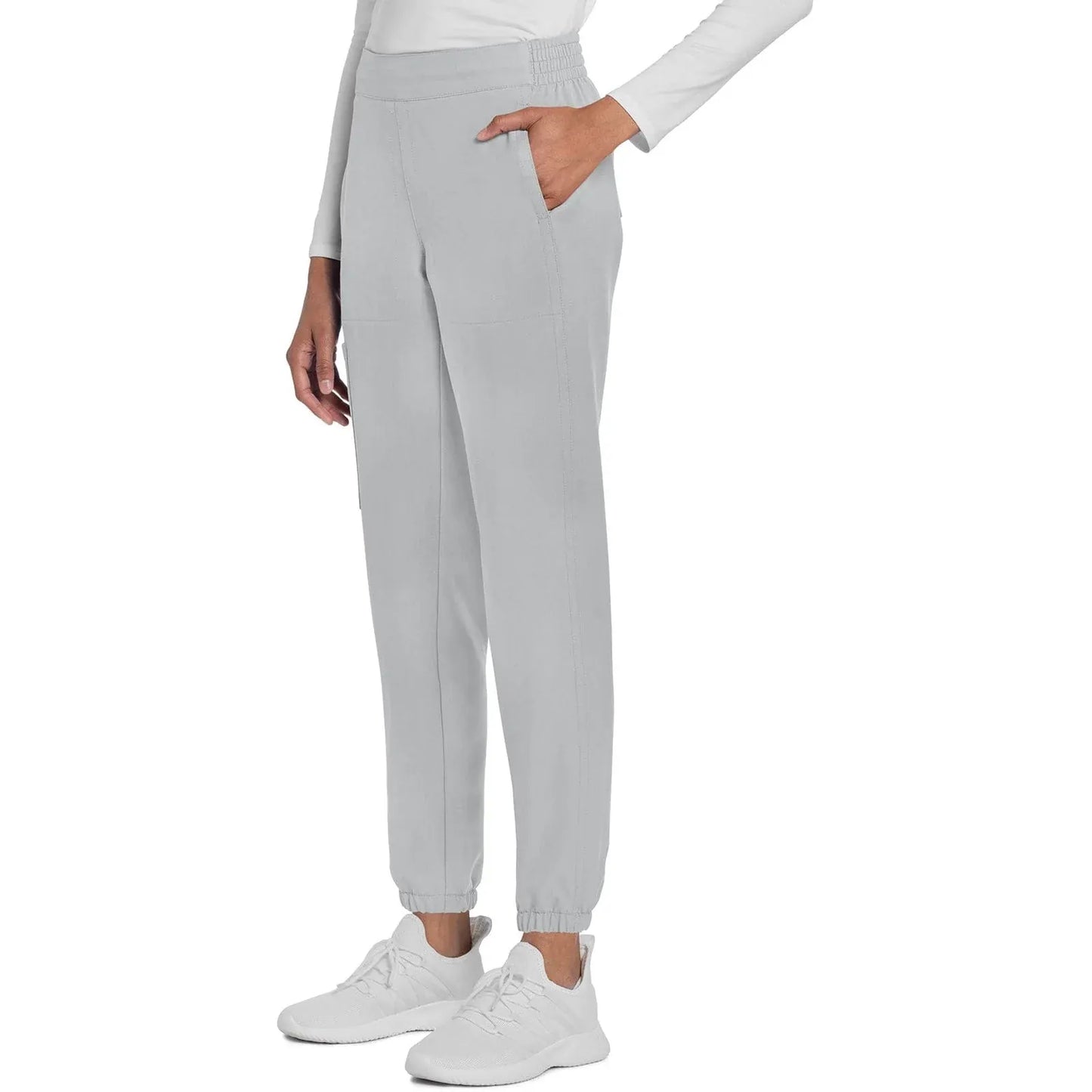 Cherokee Originals Ultra CK273A Elevation Jogger Scrubs Pant for Women Grey