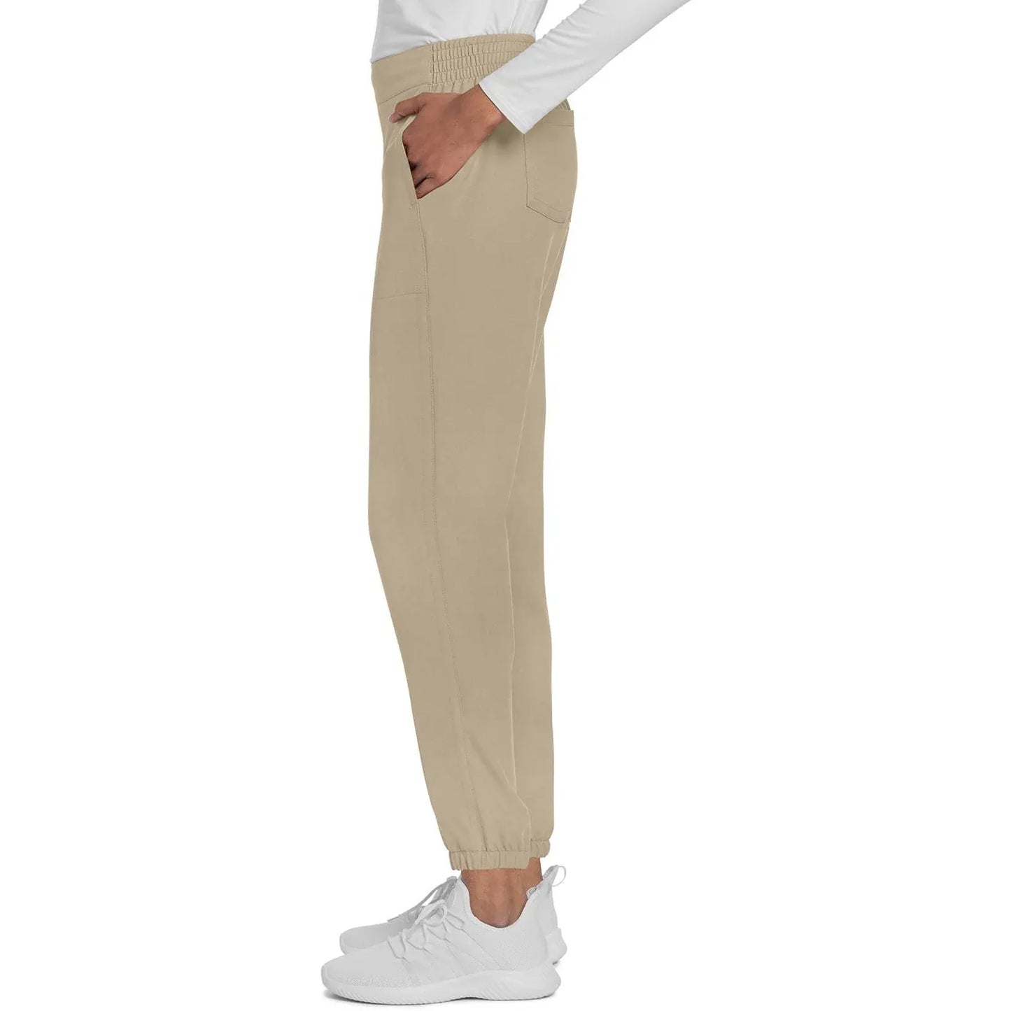 Cherokee Originals Ultra CK273A Elevation Jogger Scrubs Pant for Women Khaki