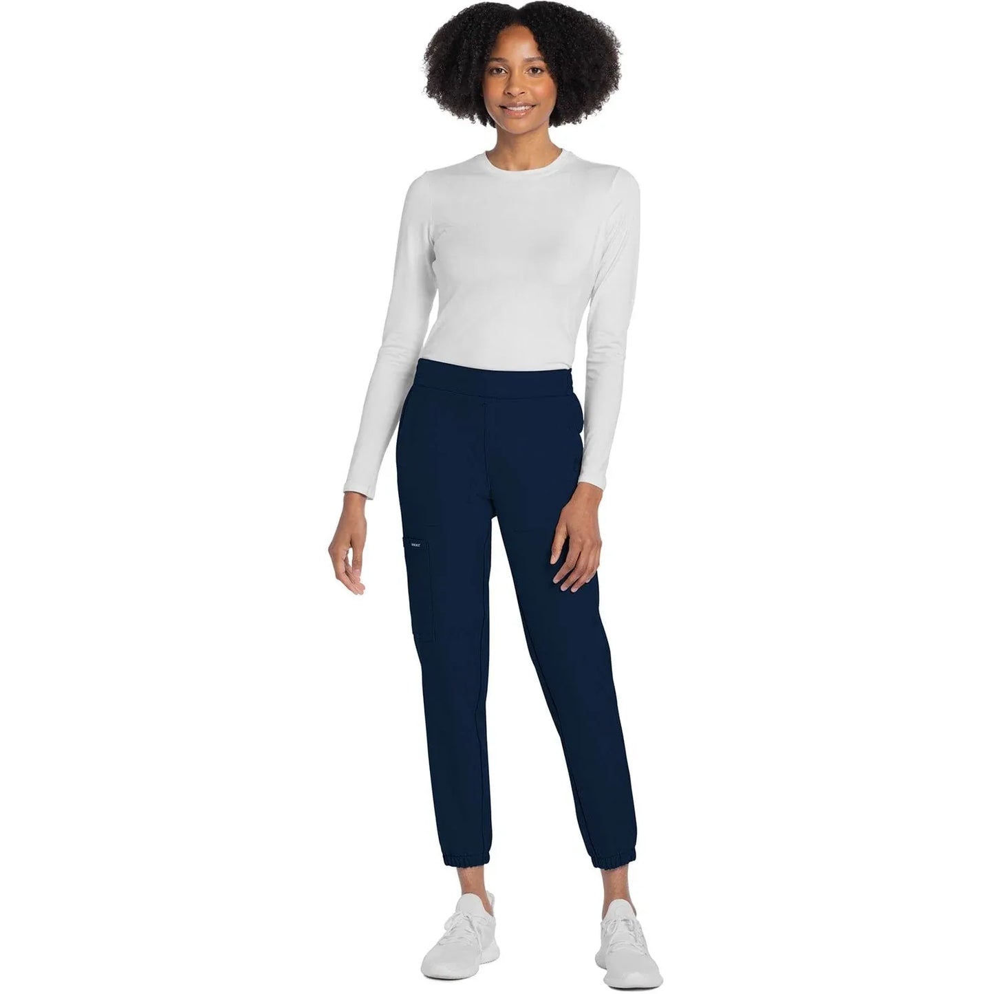 Cherokee Scrubs Pants Cherokee Originals Ultra CK273A Elevation Jogger Pant Women Pant Navy