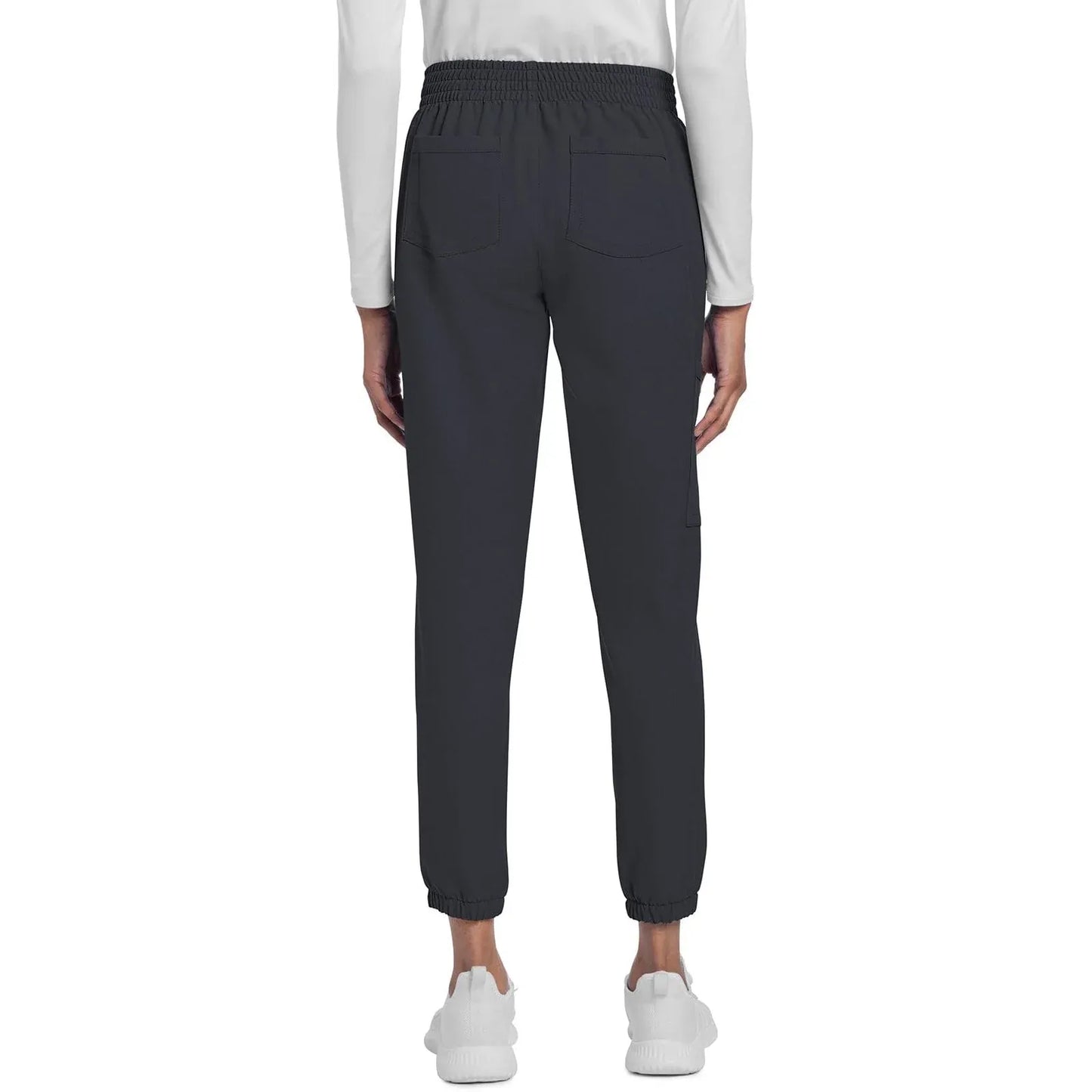 Cherokee Scrubs Pants Cherokee Originals Ultra CK273A Elevation Jogger Scrubs Pant for Women Pewter