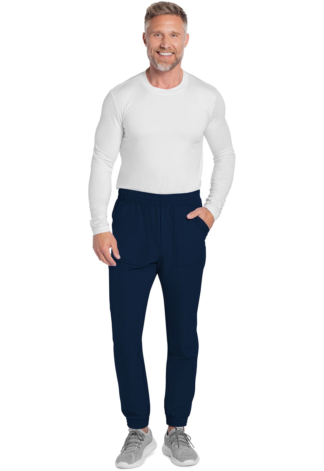 Cherokee Scrubs Pants Cherokee Originals Ultra CK278A Mens Jogger Men Pant Navy