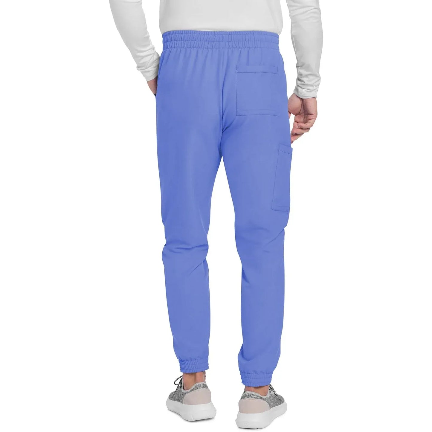 Cherokee Scrubs Pants Cherokee Originals Ultra CK278A Mens Jogger Scrubs Pant Ciel