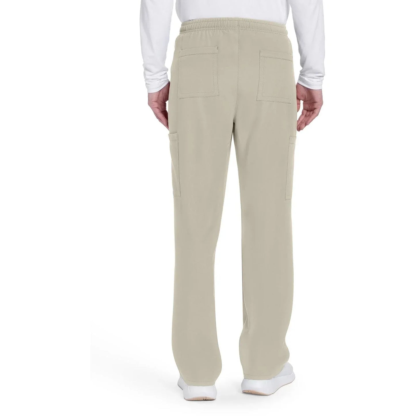 Cherokee Originals Ultra CK279A Mens Straight Leg Scrubs Pant Khaki