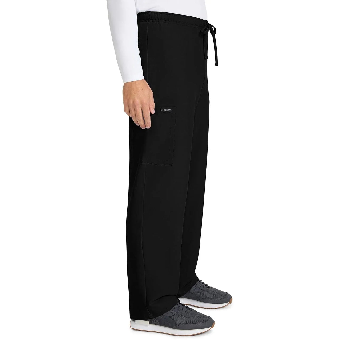 Cherokee Scrubs Pants Cherokee Originals Ultra CK280A Unisex Straight Leg Scrub Pant Black