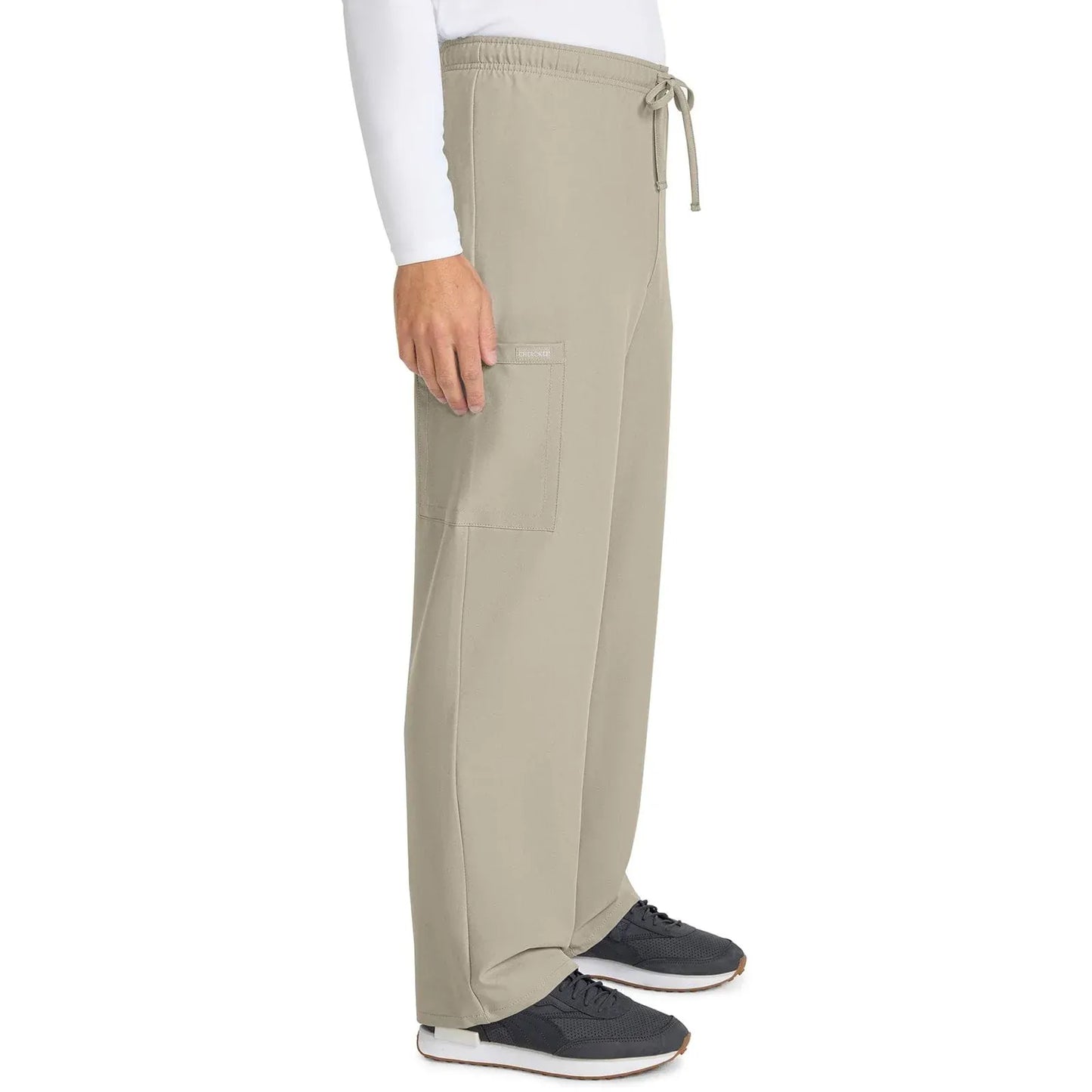 Cherokee Originals Ultra CK280A Unisex Straight Leg Scrub Pant Khaki