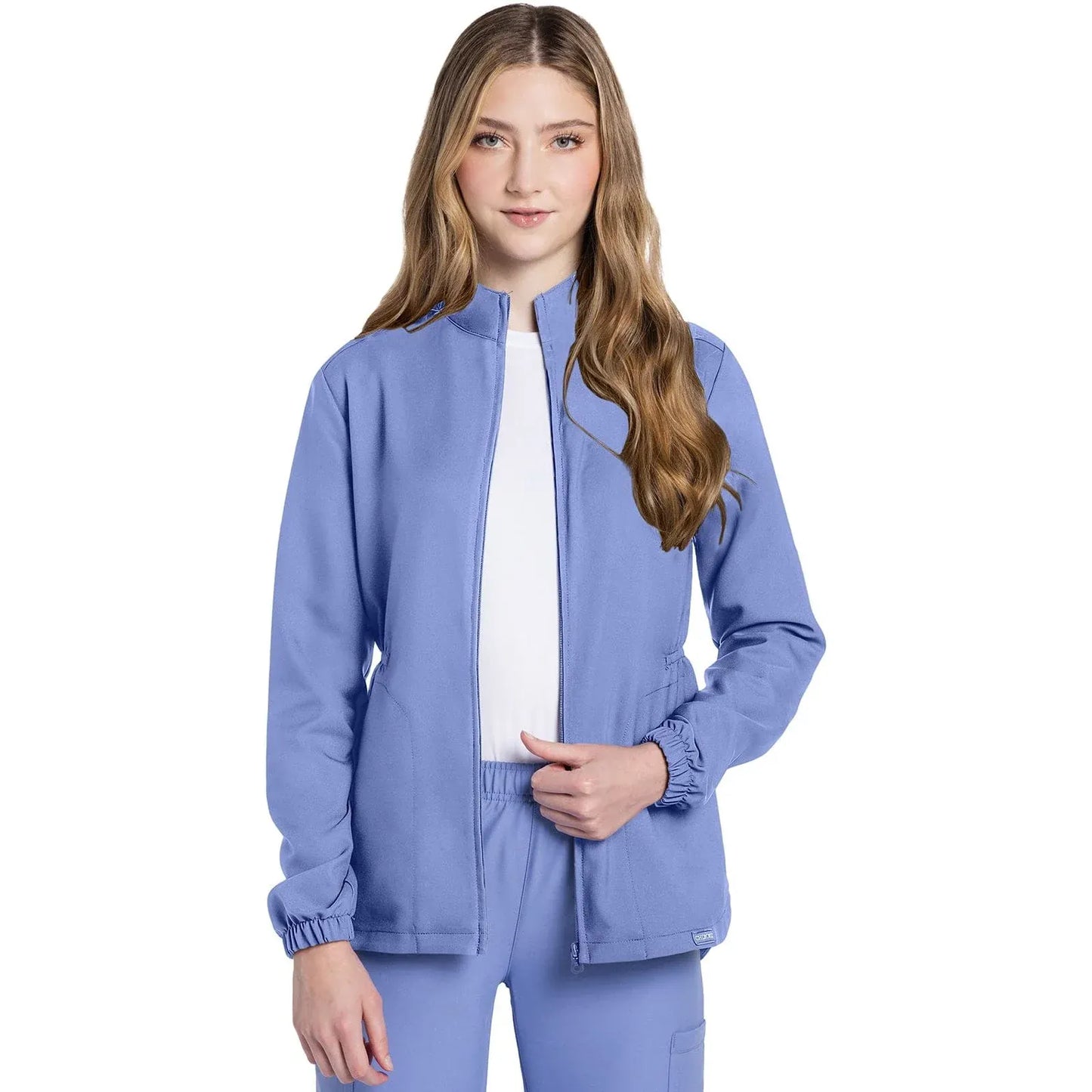 Cherokee Originals Ultra CK391A – Women’s Scrub Jacket in Ciel Blue