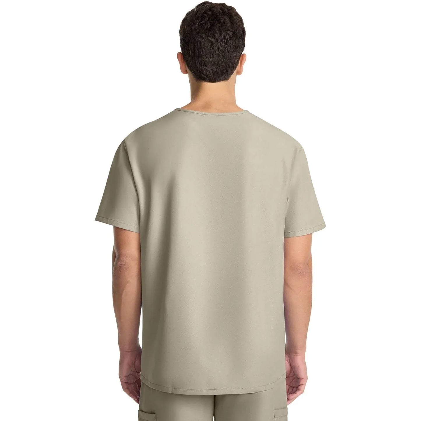 Cherokee Originals Ultra Scrubs CK783A Mens Tuck-in V-Neck Top Khaki