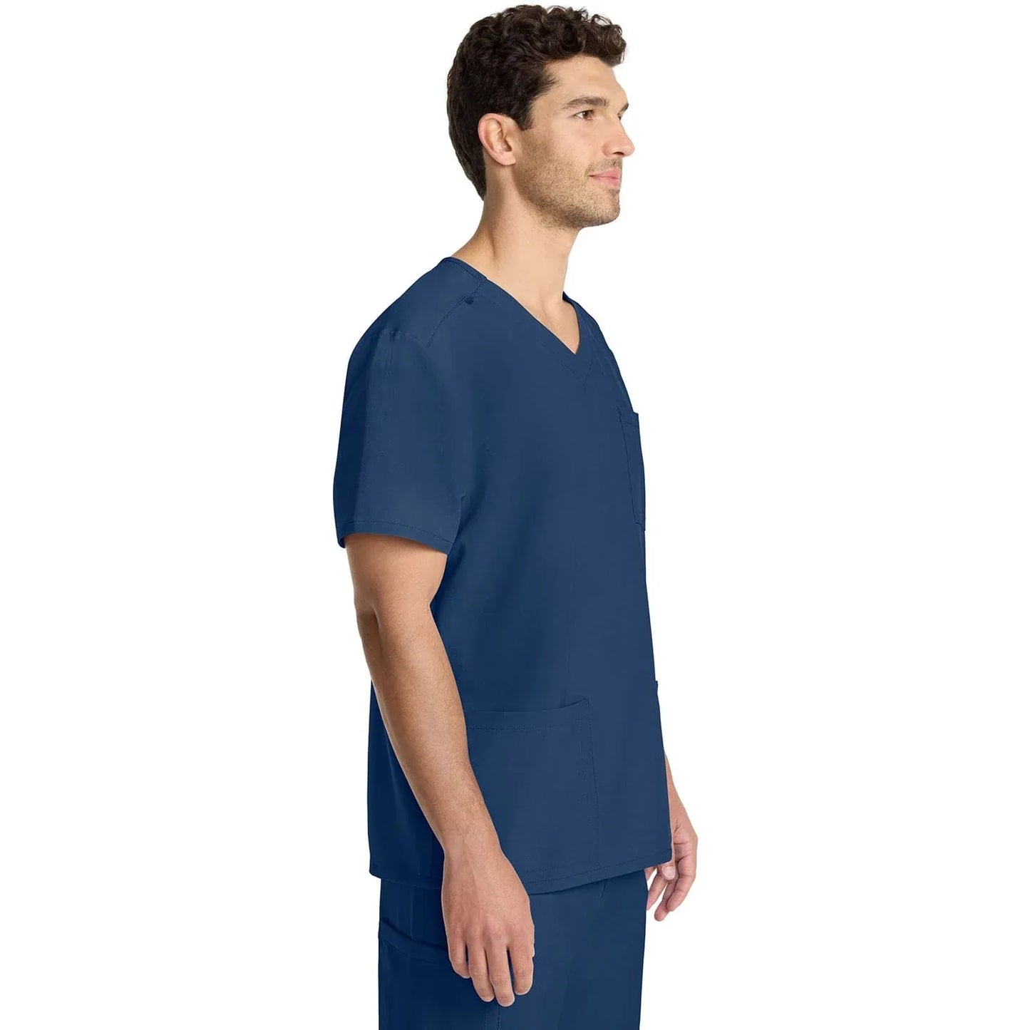 Cherokee Originals Ultra Scrubs CK783A Mens Tuck-in V-Neck Top Navy