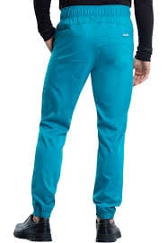 Cherokee Revolution WW012 Jogger Scrubs Pant Men Teal Blue