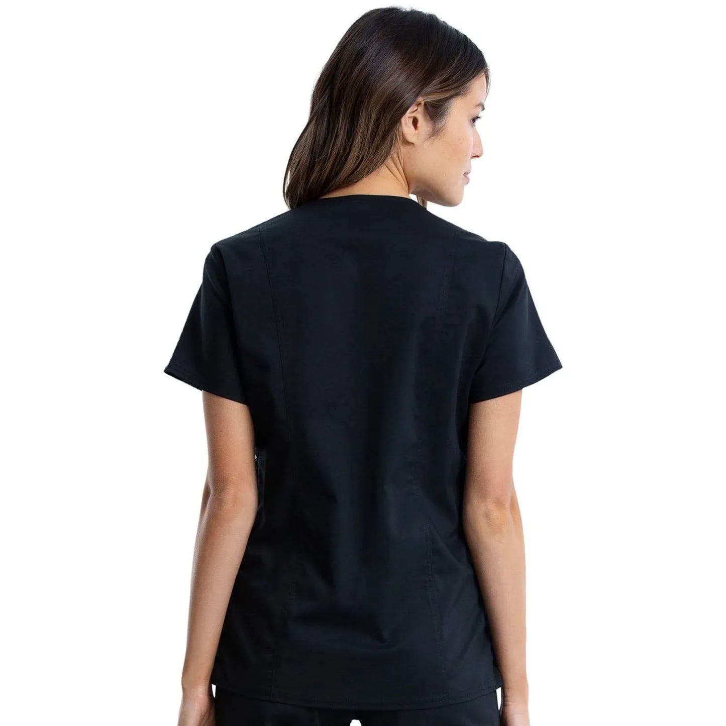 Cherokee Scrubs Top Cherokee Workwear WW688 WW Revolution Maternity Top Women WW688 Black