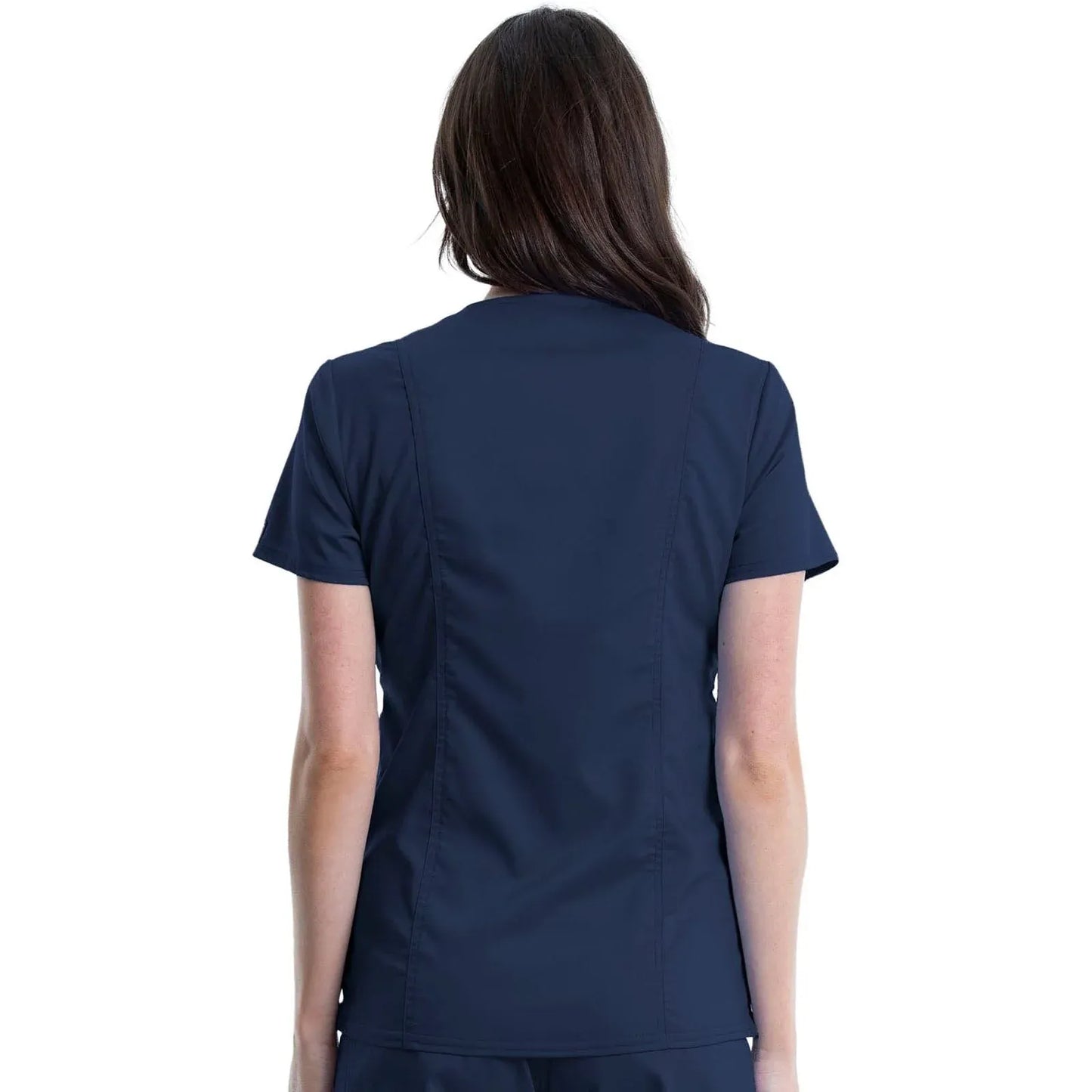 Cherokee Scrubs Top Copy of Cherokee Workwear WW688 Revolution Maternity Top Women Navy